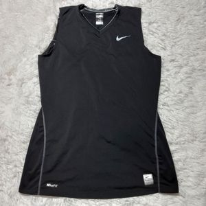 COPY - Women's Black Nike Pro Fitted Tank Top